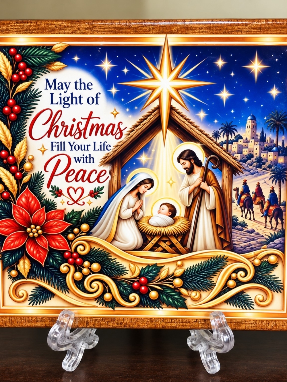 Christmas Nativity Decor – Holy Family & Three Kings